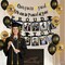 Graduation Balloons 2026 Grad Party Decoration, 50pcs 12 Inch Black and Gold Grad Latex Balloons Graduation Party Balloons for Grad class Celebrations Decoration Supplies